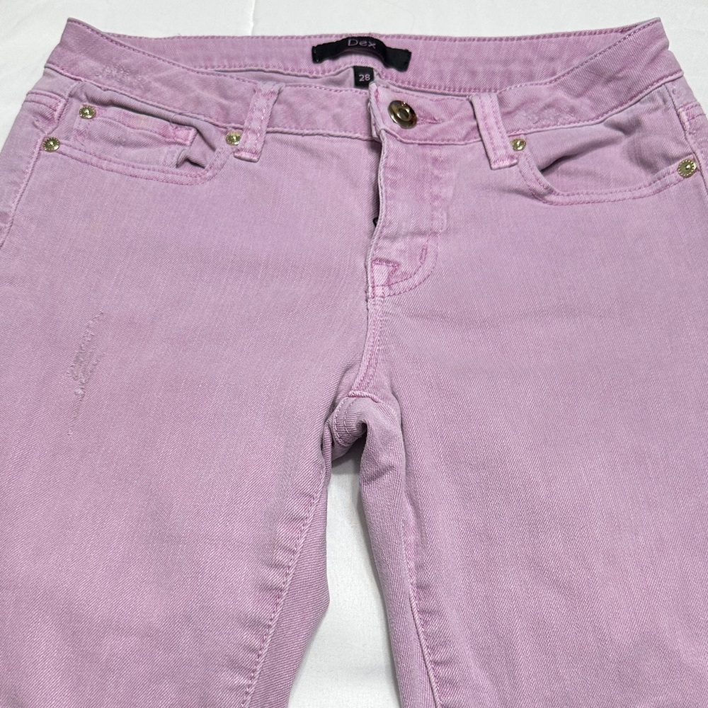 Lavender Distressed Dex Women's Jeans